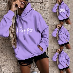 Polos Lazy Style Sportswear Pullover Polyester Cotton Shirt Hoodie Disual Womens 2021year New Harajuku Hoodie Womens Sweater