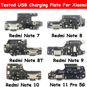 Kable Nowe złącze ładowania USB Port Port Board Dock Flex Kabel dla Xiaomi Redmi Note 10 7 8 9 Pro 8t 9s Płyta ładująca Redmi Uwaga 11