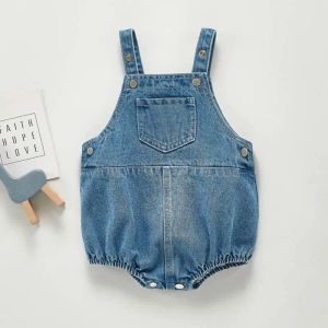 Pieces de um garoto menino meninas roupas com mangas de bebê de jeans de menino