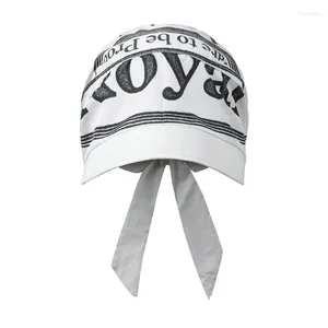 Ball Caps KIKI Women Baseball Hat Headscarf Summer Kerchiefs Trendsetter Sports Po Props Breathable For Casual Sport