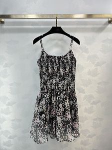 2024 New Spring/Summer Italian Noodle Strap Fashion Designer Dress Brand Same Style Dress 05.14