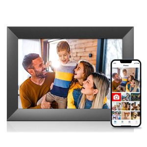 Frames Frameo 32GB Memory 7 Inch Smart Digital Picture Frame Wood WiFi IPS HD 1080P Electronic Digital Photo Frame Touch Screen