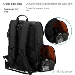 Acessórios para bolsas de câmera Backpack de câmera SLR impermeabilizada Backpack externo de grande capacidade Canon multifuncional Nikon bolsa de computador de 17 polegadas SLR Câmera do tripé do drone