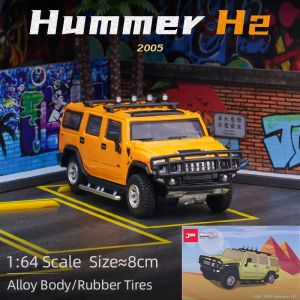 Автомобили JKM 1/64 Hummer H2 Модельный автомобильный сплав Diecast Toys Classic Super Racing автомобиль для детских подарков