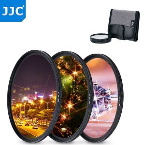 Filters JJC Variable Star Filter Cross Screen Starburst Filter Kit 4 6 8 Lines for Canon Nikon Sony Olympus Pentax with Lens Filter Case