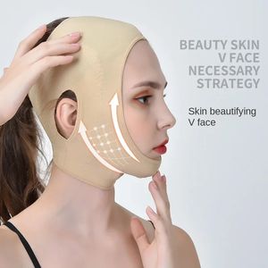 Vface Cheek Lift Up Band Facial Slimming Bandage Chin Belt Anti Wrinkle Strap Beauty Neck Thin Face Care 240415