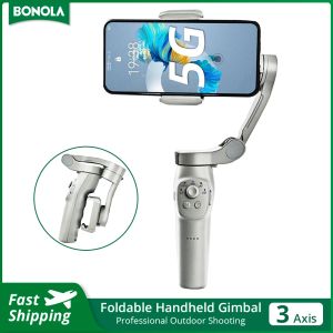 Gimbal bono bonola 3 osi ręczny gimbal składany Selfie Selfie Selfie na iOS/Android telefon komórkowy bezprzewodowy Bluetooth Gimbal