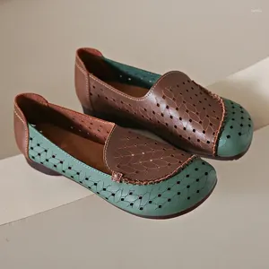 Sapatos casuais apartamentos mocassins mulheres tênis respiráveis sandálias de caminhada verão 2024 marca de moda conforto zapatos para mujer