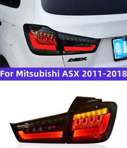 Mitsubishi ASX için Araba Işıkları 2011-20 18 Araba Arka Kuyruk Işığı LED Sürüş Işık Fren Lambası Otomatik Arka Ilign Montajı