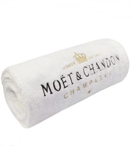 Вышитый Moet Chandon White Cotton Party Service Hand Totel8437701