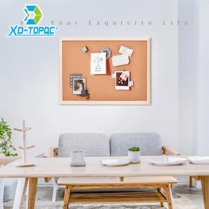 Frames A3 Wooden Cork Board Photo Pin Board Natural Pine Wood Frame Message Board Home Decorative Bulletin Board for Note Free Shipping