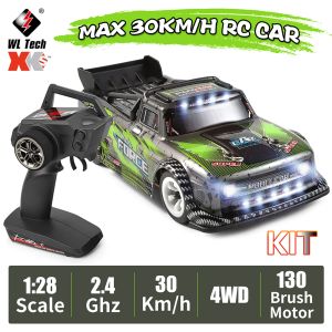 Cars RC Wltoys 284131 1/28 2.4g 4WDショートコースドリフトRCカー車両モデル30km高速子供子供おもちゃPK K989