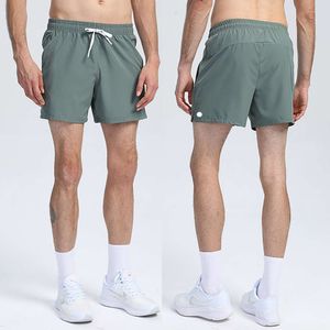 LU LU L Lu Mens Jogger Sports Shorts For Hiking Cycling With Pocket Casual Training Gym Short Pant Size M-4XL Breathable Designer Fashion Clothing 34654