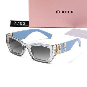 Solglasögon designer solglasögon för kvinnor solglasögon män lyxiga solglasögon ny mode strandparty uv400 polariserande strålning individualitet 8 färger wihe box