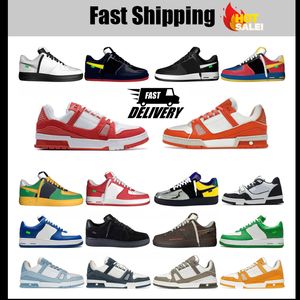 Homens Mulheres Luxo Sapatos Casuais Sênis Couro Vestido Designer Tênis Extraordinários Plataforma Casual Casual Mens Sports Trainers Popular da moda 36-45