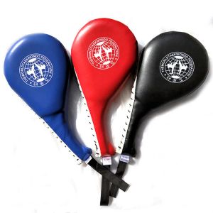 Produkte 2pcs Taekwondo Kick Target Pad Target Karate Boxing Kinder Training Training Leder Schlagen Target Martial Arts Training Sport