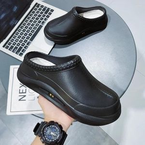 Casual Shoes Men Kitchen Outdoor Garden Clogs Water Proof Chef High Quality Shoe Oil Non-slip Slipper For Pet Workers