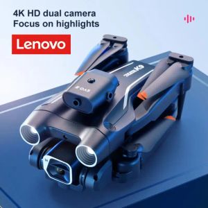 Drones Lenovo K9Pro UAV NOVA câmera 4K HD Dual GPS 5G WiFi FPV Evitação de obstáculos de quatro eixos RC Distance RC 5 km Drone profissional