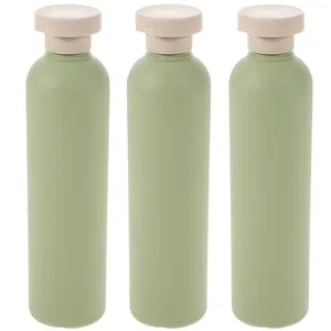 Badtillbehör Set 3 PCS Duschgel Bottle Sub för schampo Holding Bottles Soap Lotion Package Container PE Simple Travel