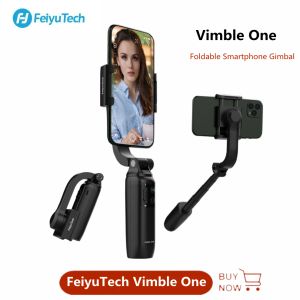 Gimbal Feiyutech Vimble 1つのスマートフォンジンバルスタビライザースマートフォン用の拡張可能なセルフィースティックiPhone Xiaomi Redmi Huawei Samsung