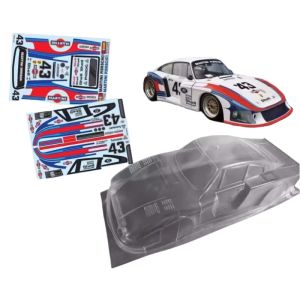 Автомобили TC935 1/10 на дорожной оболочке Body Porsch 935 Martini Racing Model для RC Drift Car Toys Tamiya/HSP/Kyosho 3R Шасси 258 мм