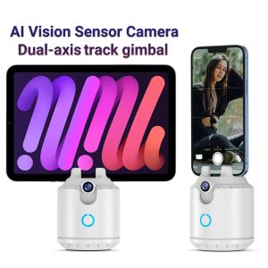 Çubuklar Otomatik İzleme Telefon Tablet Duapsis Gimbal Stand AI Kamera Tanıma Vücut Yüzü Track Akıllı Fllow Çekim Gimbal