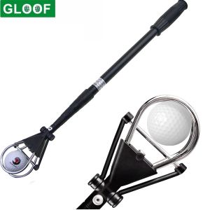 AIDS Golf Ball Retriever, portátil Telescópica Extendível Golfe Pick Up Scoop Balls Grabber Retriever Acessório de tackle de golfe