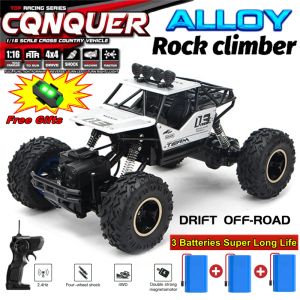 Bilar 4WD RC bil fjärrkontroll bilar buggy off road radiokontroll lastbilar klättring monster leksaker gåvor till barn pojkar flickor