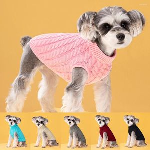 Roupas de vestuário para cães para cães pequenos suéteres de inverno Aquecimento de gola alta roupas de estimação de gola alta