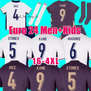 2024 Euro 24 25 Shirt calcistico Maglie da calcio Bellingham Saka Foden Inghilterra Rashford Sterling National Team Kane Shirt Kids Set Kit Tops 542