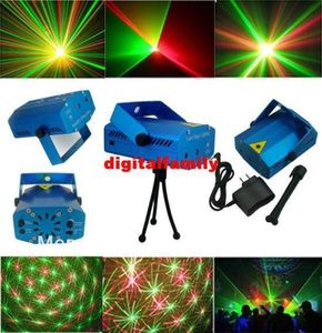 Retail High Quality New Blue Mini LED Laser Projector DJ Disco Bar Stage House Lighting Light Galaxy8201585