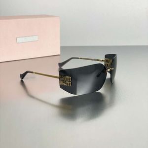 Mulheres Mens Sunglasses 24 MIU54ys como peça de moldura sem moldura Chenel grande de moldura