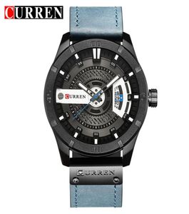 Curren Luxury Brand Аналоговый спортивный маршрутистые часы Дата дисплея Men039s Quartz Watch Business Malce Clock Relogio Masculino Montre Hom3012120