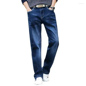 Men's Jeans Mens Stretch Smart Casual Jean PantMens Loose Relax Denim Trousers Pants Plus Size 35 36 38 40 42