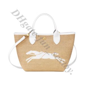 Crossbody Wallet -Schulter -Designer -Einkaufstaschen für Frauen Freigabeverkaufskapazität Single Eimer Summer Beach Bag Gras groß gewebte Knödel Handtasche TCL2