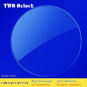 Filtros dois OCLOCK 1,56 1,61 1,67 1,74 ÍNDICE ÍNDICE PRESCRIÇÕES PRESCRIÇÕES LENS MNUM ANTI -AZUL LUZ ANTIREFLETIMENTO LENS óptica de revestimento