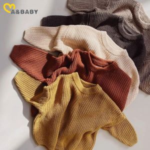 Maglioni Mababy 09m inverno autunno neonato ragazze maglione maglione vestiti per bambini in maglia neonato a maniche lunghe morbide tops