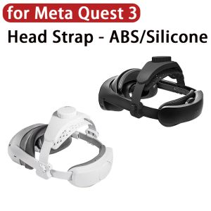 Glasögon för Meta Quest 3 Silikonhuvudrem omslaget Antiskratchskydd Fodral Face Cover VR Hjälm Headset för Quest 3 Tillbehör