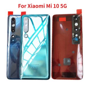 Frames Original Gorilla Glass Back Cover For Xiaomi Mi 10 5G Battery Cover Mi10 Rear Door Housing Case Replacement with Camera lens