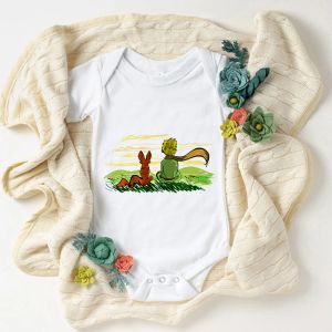 One-Pieces Bodysuit For Newborns Le Petit Prince Print Aesthetic Baby Girl Clothes France Fashion Casaul Baby Body Dropshipping Ropa Bebe