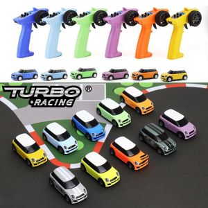 Car Turbo Racing 1:76 Mini 2,4 GHz Auto modello di controllo elettrico professionale RC a livello completo