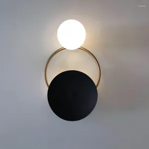 Vägglampor postmodern kreativ hårdvara vardagsrum lampa konst sängen sovrum designer