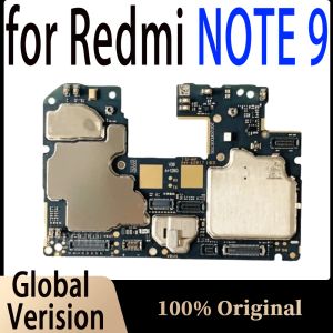 Antenna Unlocked For Xiaomi Redmi Note 9 Global Version Motherboard Original For Xiaomi Redmi Note 9 Logic Board Mainboard Global MIUI