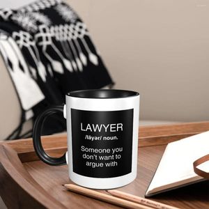 Mugs Lawyer Dictionary Definition Someone You Don't Want Coffee Kitchen Living Room Smooth Cup Body Case On The Tablle