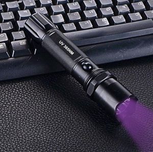 Flashlights Torches TMWT High Quality 2Pack 365nm UV Rechargeable Ultraviolet Lantern 395nm Black Light Torch For Jade Amber Detec6108385