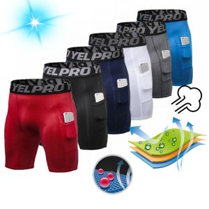 Shorts maschile compressione di bodybuilding Shorts stretti uomini pantaloncini di fitness maschio sudore palestra rapida sport sport secco per correre 2021