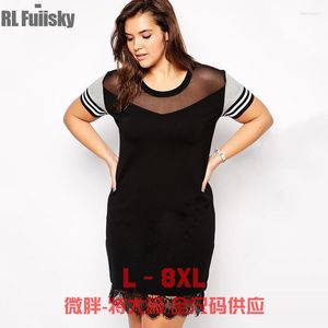 Casual Dresses Plus Size Elegant Black Dress Socialite Lace