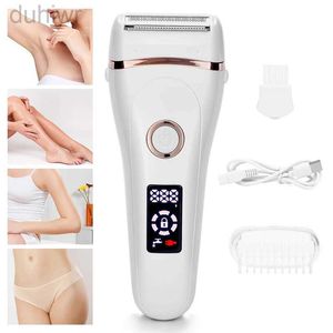 0PDC Epilator USB Rechargeable Women Painless Electric Epilator Beard Hair Removal Womens Shaving Machines Portable Female Hair Trimmer LCD d240424