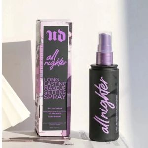 Pulver 16 timmar lång effekt inställning makeup spray uppfriskande snabb filmformning hållbar oljematt kontroll anti svettreparation makeup 118 ml