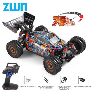 Cars Wltoys 184016 144010 75km/h 2.4g RC Car Brushless 4WD電気高速オフロードリモートコントロールドリフトおもちゃのためのレース